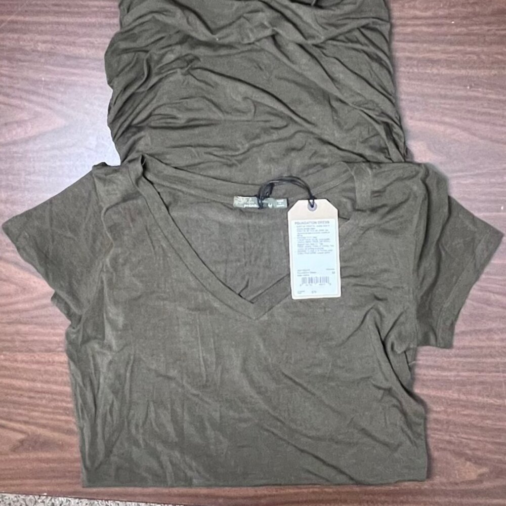 NWT - PRANA Foundation V-Neck Shirt Dress - Picture 5 of 7